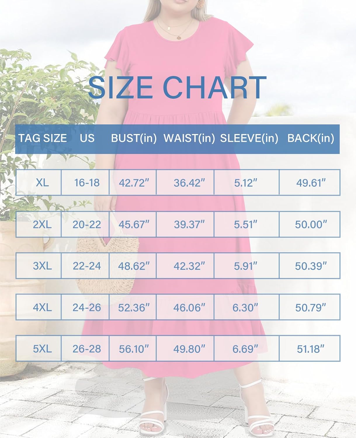 Women's 2025 Plus Size Casual Dress Crew Neck Ruffle Short