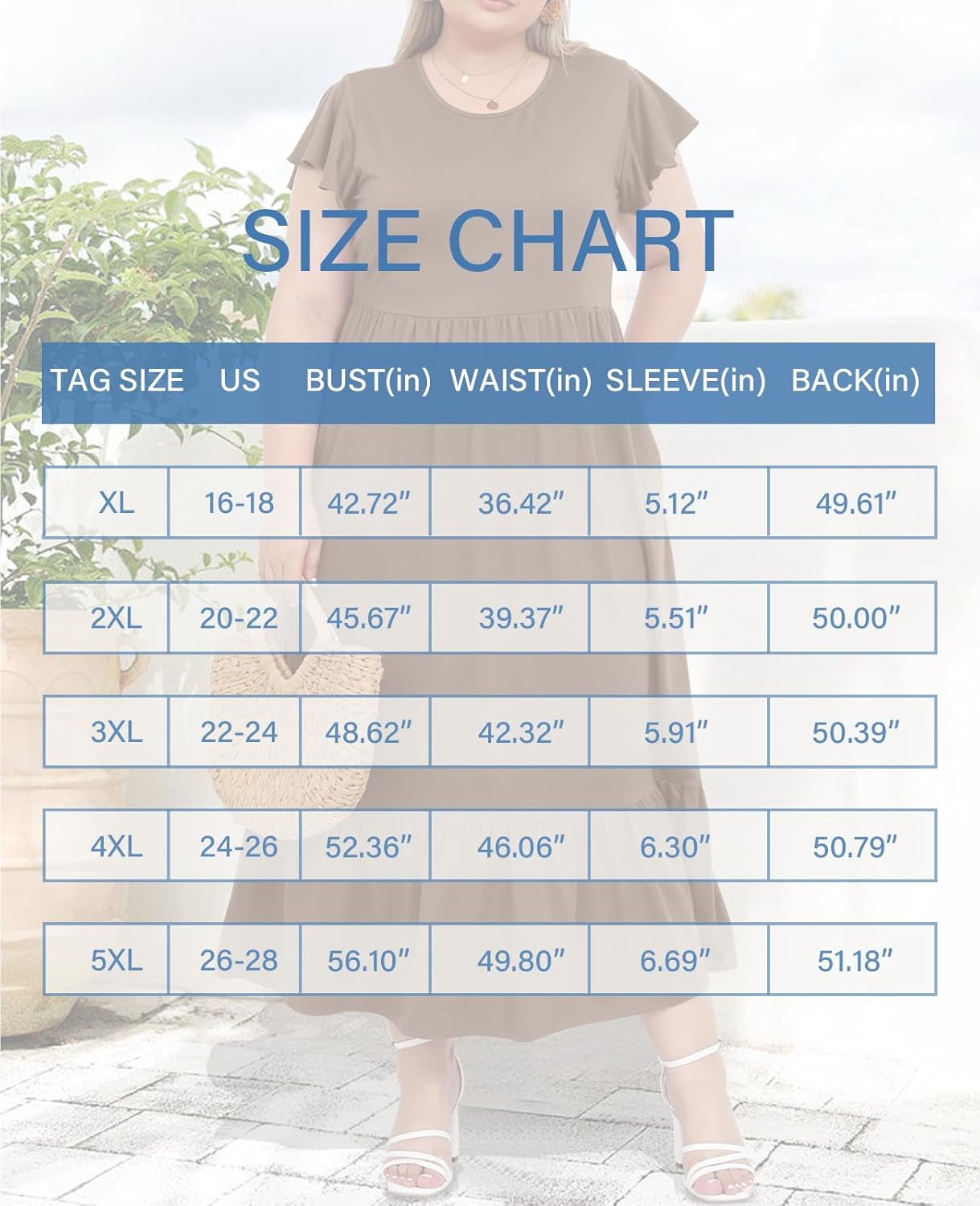Women's 2025 Plus Size Casual Dress Crew Neck Ruffle Short
